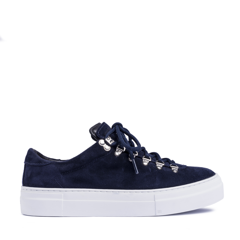 Marostica Low Navy Suede Platform W